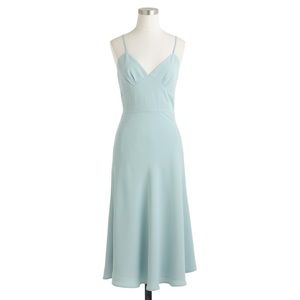 J.Crew Seafoam Green Summer Fit & Flare Dress